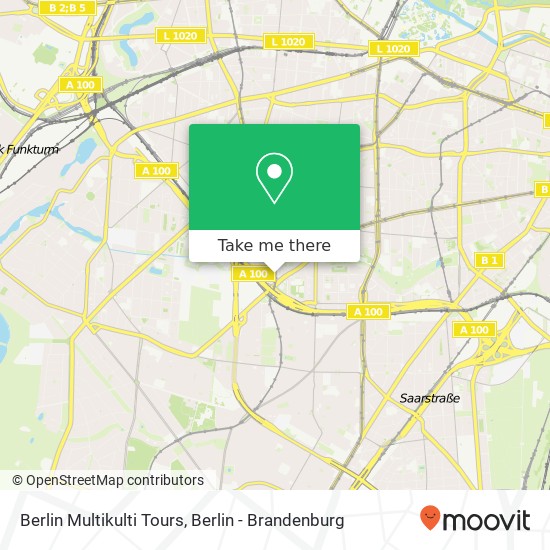 Карта Berlin Multikulti Tours