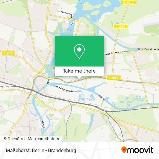 Maßehorst map