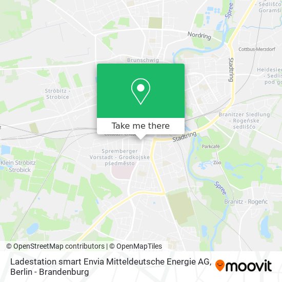 Карта Ladestation smart Envia Mitteldeutsche Energie AG