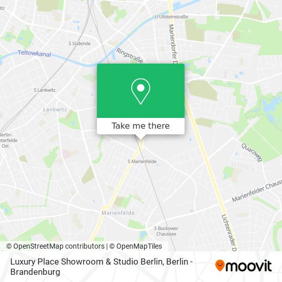 Luxury Place Showroom & Studio Berlin map