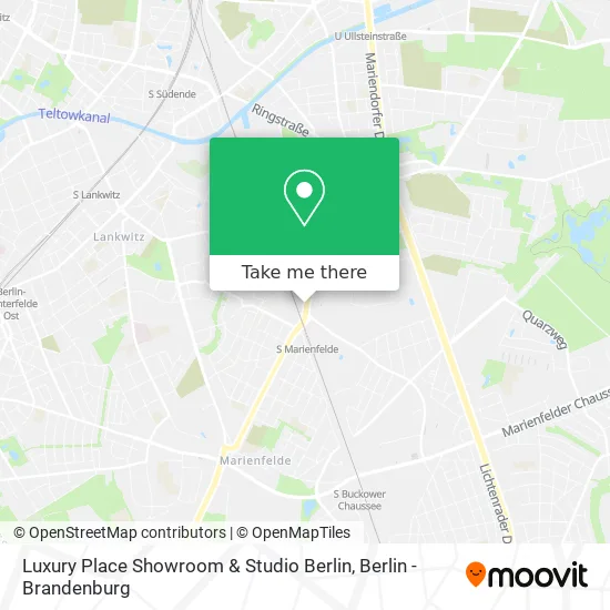 Карта Luxury Place Showroom & Studio Berlin