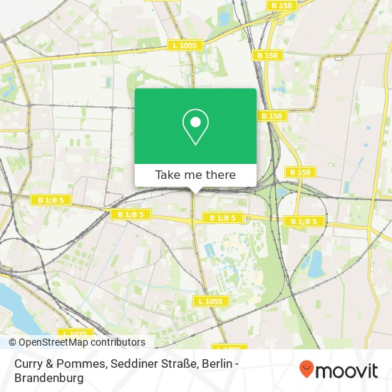 Curry & Pommes, Seddiner Straße map