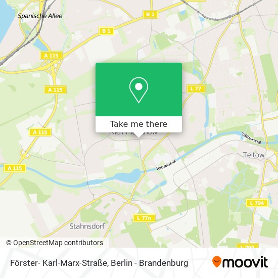 Förster- Karl-Marx-Straße map