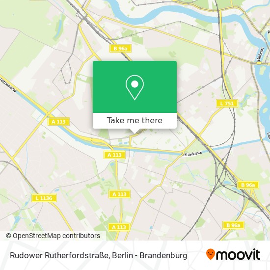 Rudower Rutherfordstraße map