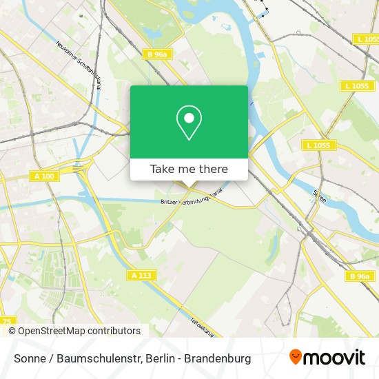 Sonne / Baumschulenstr map