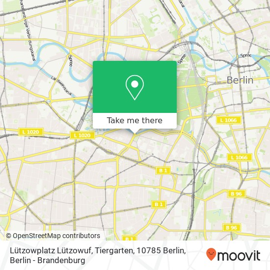 Lützowplatz Lützowuf, Tiergarten, 10785 Berlin map