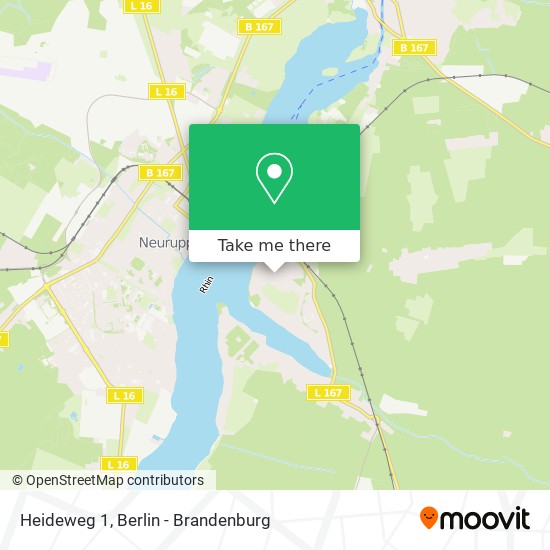 Heideweg 1 map
