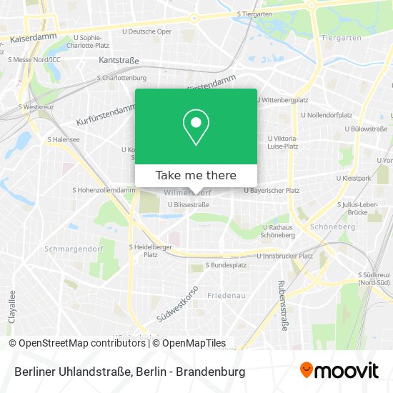 Berliner Uhlandstraße map