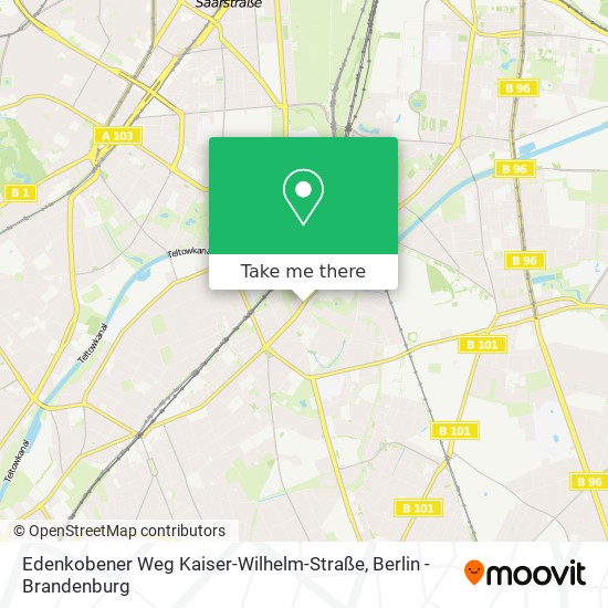 Карта Edenkobener Weg Kaiser-Wilhelm-Straße