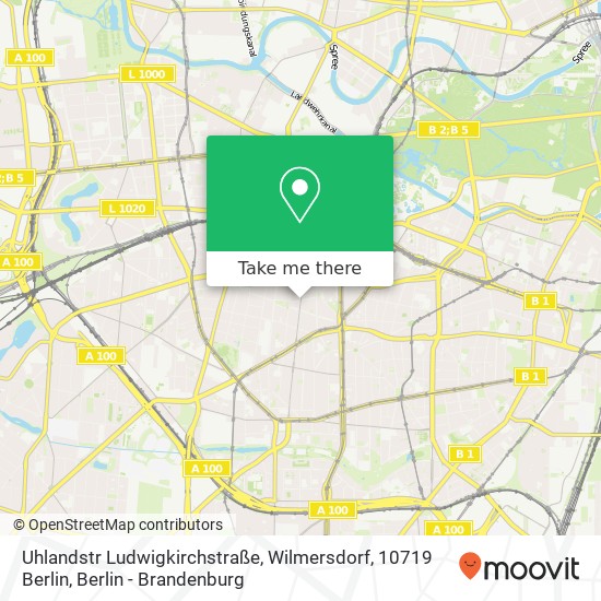 Uhlandstr Ludwigkirchstraße, Wilmersdorf, 10719 Berlin map