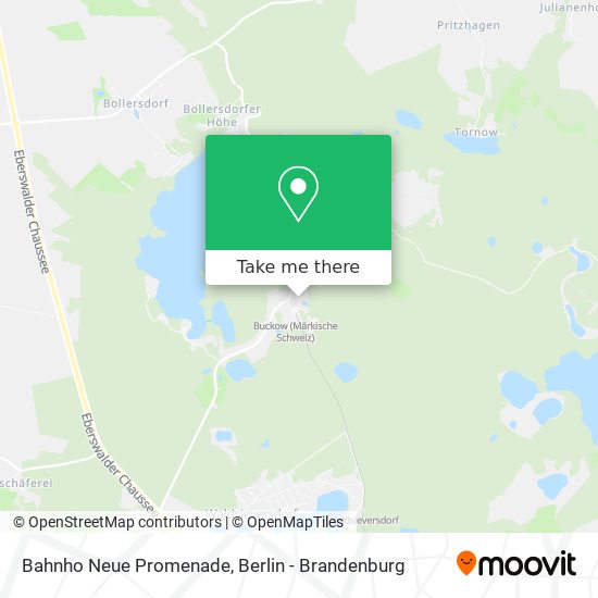 Bahnho Neue Promenade map