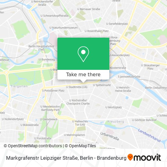 Markgrafenstr Leipziger Straße map