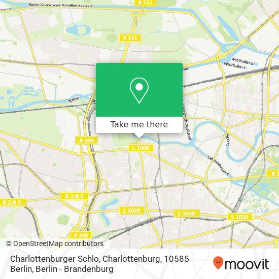 Карта Charlottenburger Schlo, Charlottenburg, 10585 Berlin