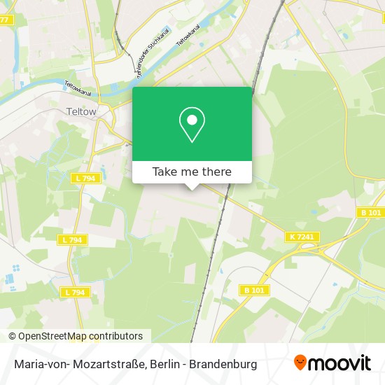 Maria-von- Mozartstraße map