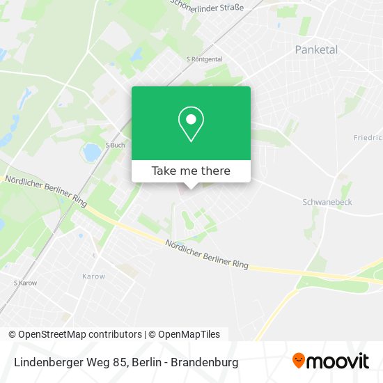 Lindenberger Weg 85 map