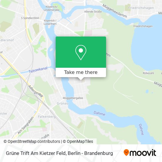 Grüne Trift Am Kietzer Feld map