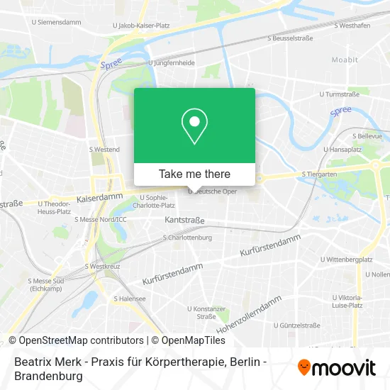 Карта Beatrix Merk - Praxis für Körpertherapie