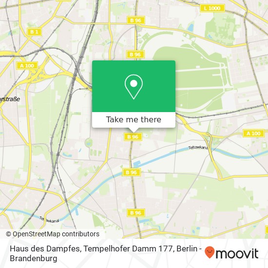 Haus des Dampfes, Tempelhofer Damm 177 map