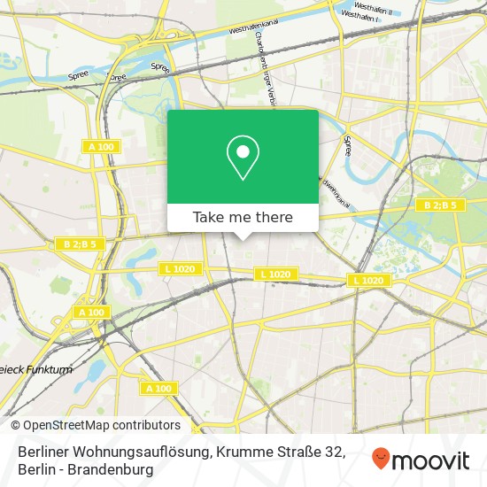 Berliner Wohnungsauflösung, Krumme Straße 32 map