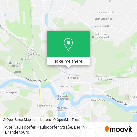 Карта Alte Kaulsdorfer Kaulsdorfer Straße