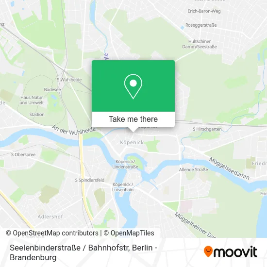 Карта Seelenbinderstraße / Bahnhofstr