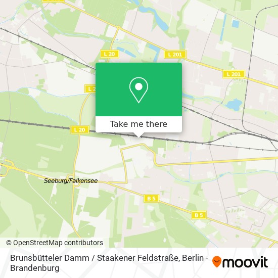 Brunsbütteler Damm / Staakener Feldstraße map