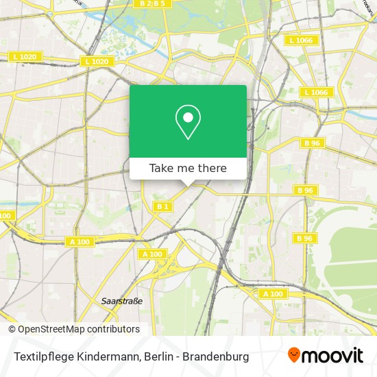Textilpflege Kindermann map