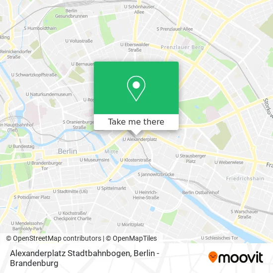 Карта Alexanderplatz Stadtbahnbogen