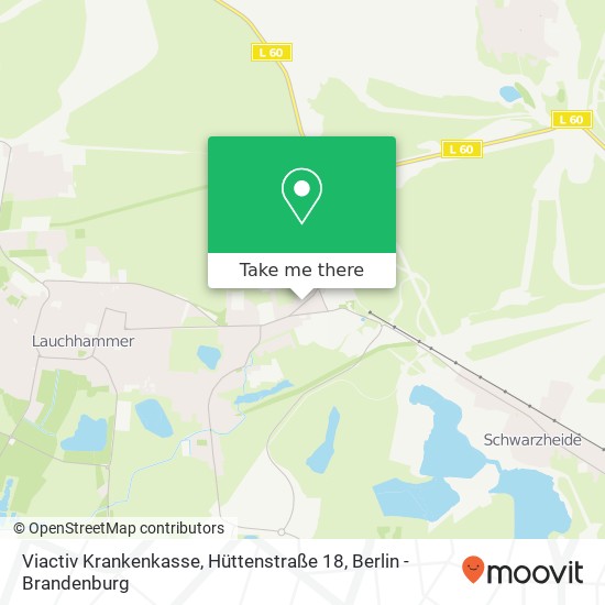 Viactiv Krankenkasse, Hüttenstraße 18 map