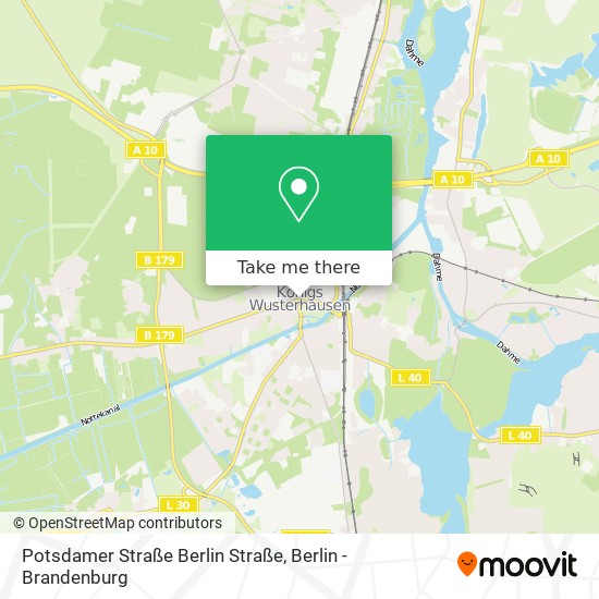 Potsdamer Straße Berlin Straße map