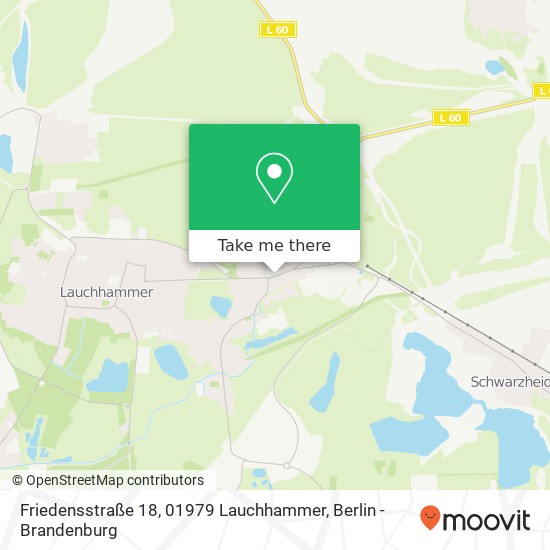 Friedensstraße 18, 01979 Lauchhammer map