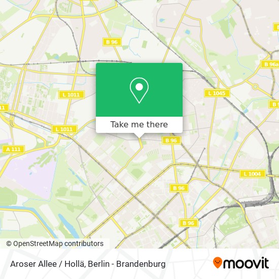Aroser Allee / Hollä map