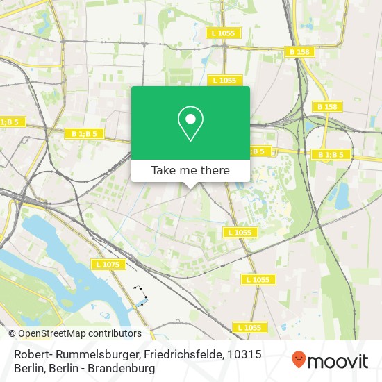 Robert- Rummelsburger, Friedrichsfelde, 10315 Berlin map