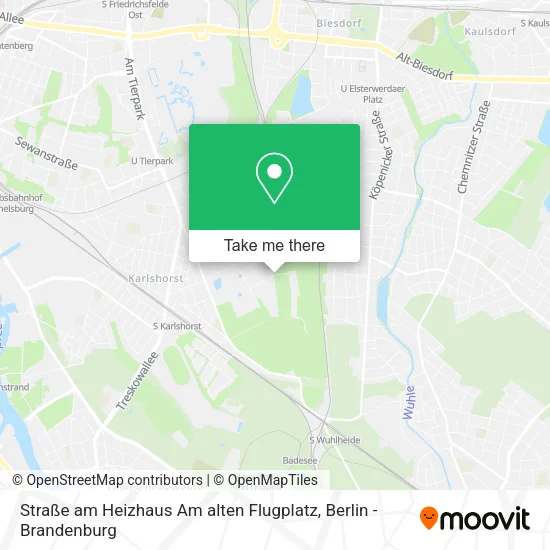 Карта Straße am Heizhaus Am alten Flugplatz