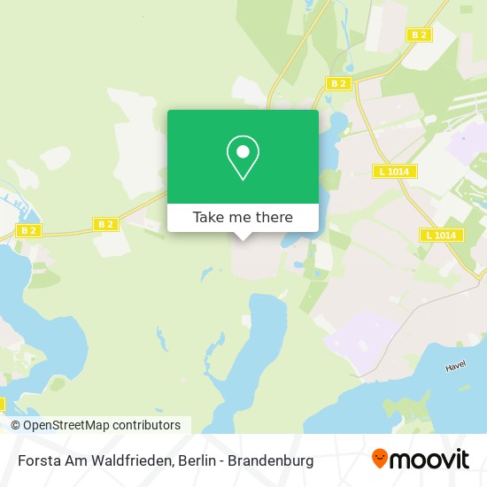 Forsta Am Waldfrieden map