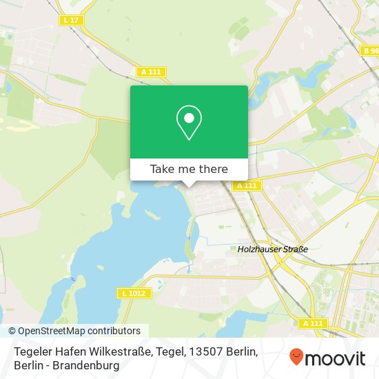 Tegeler Hafen Wilkestraße, Tegel, 13507 Berlin map