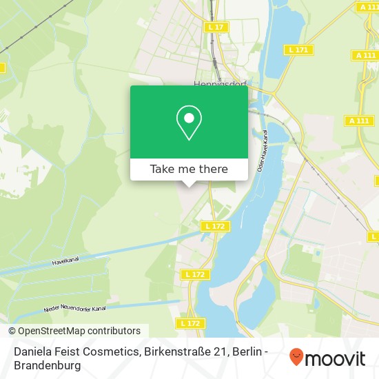 Daniela Feist Cosmetics, Birkenstraße 21 map