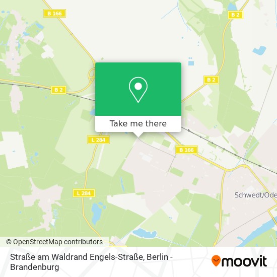 Straße am Waldrand Engels-Straße map