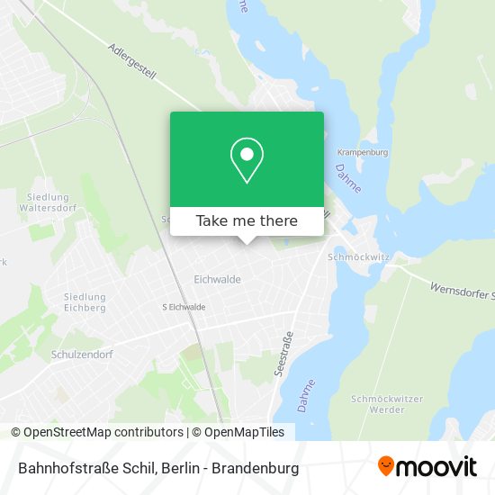 Bahnhofstraße Schil map