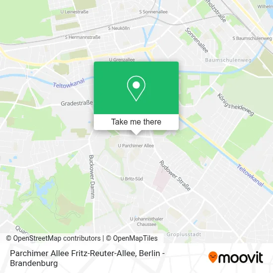 Parchimer Allee Fritz-Reuter-Allee map