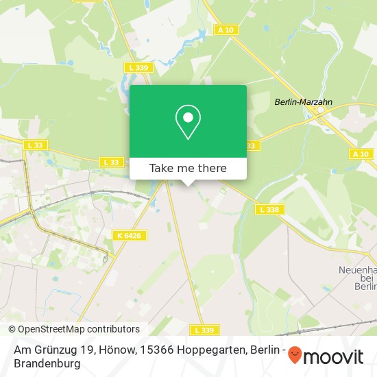 Am Grünzug 19, Hönow, 15366 Hoppegarten map