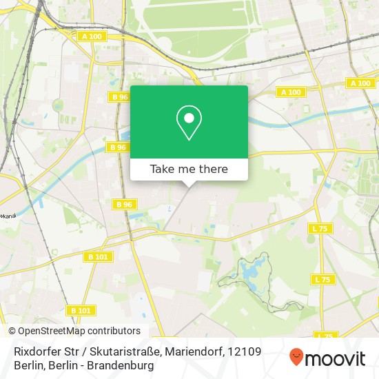 Rixdorfer Str / Skutaristraße, Mariendorf, 12109 Berlin map