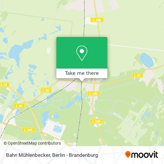 Bahn Mühlenbecker map