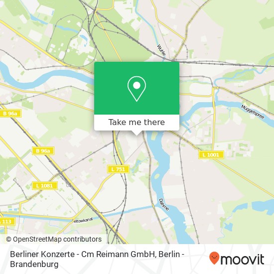 Berliner Konzerte - Cm Reimann GmbH map