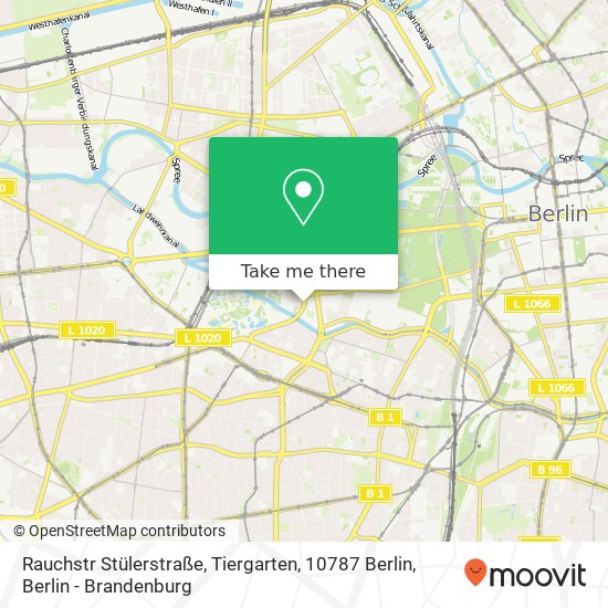 Rauchstr Stülerstraße, Tiergarten, 10787 Berlin map