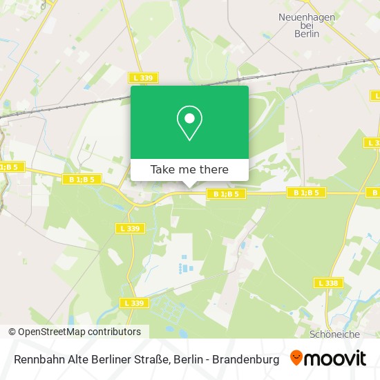 Rennbahn Alte Berliner Straße map