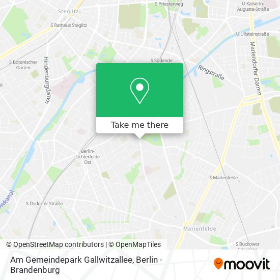 Am Gemeindepark Gallwitzallee map