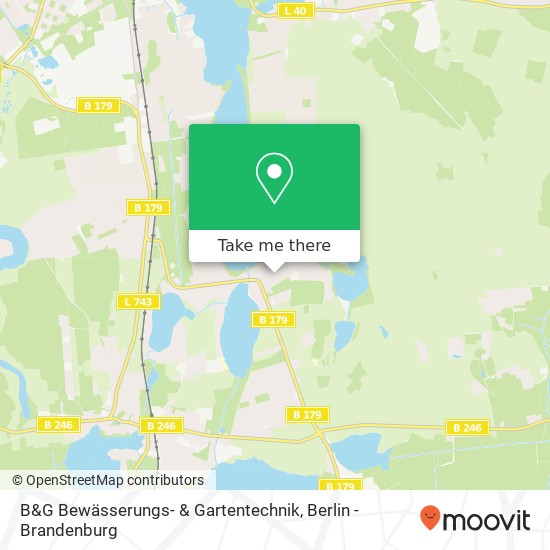 B&G Bewässerungs- & Gartentechnik map