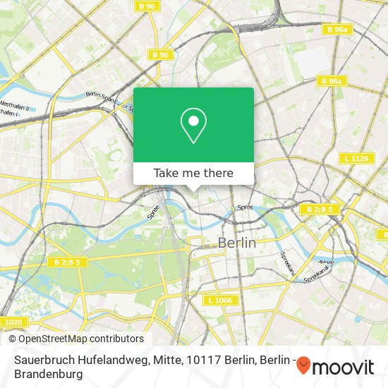 Sauerbruch Hufelandweg, Mitte, 10117 Berlin map