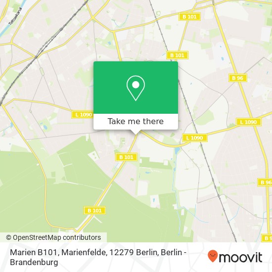 Marien B101, Marienfelde, 12279 Berlin map